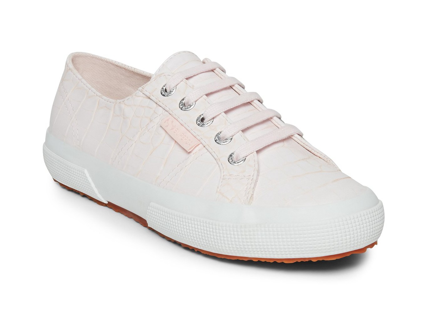 Superga Sneakers Womens - 2750 Syntcrocodilew - Pink - YZENF1387